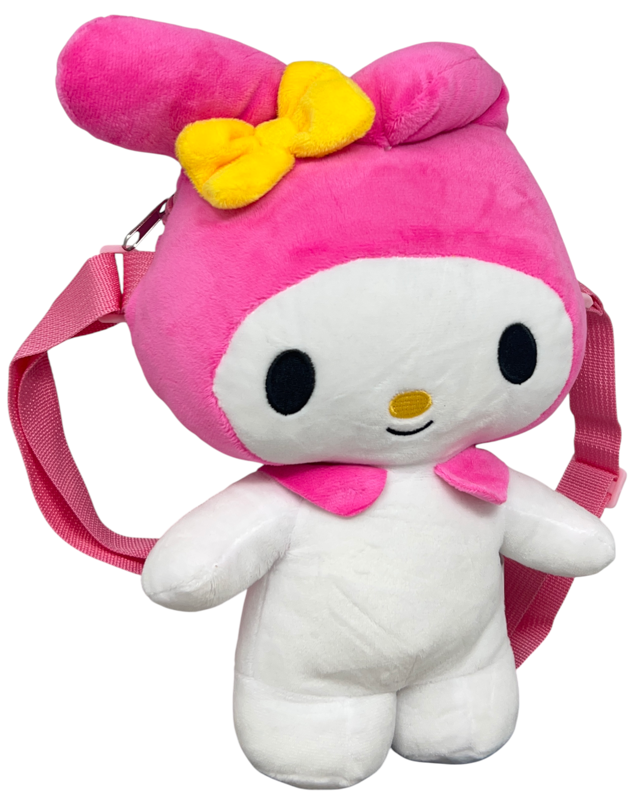 Borsetta in Peluche My Melody Sanrio con Tracolla Regolabile Accessorio da Passeggio Bambini- 6287