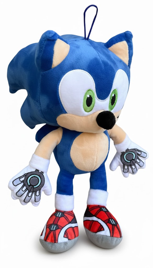 Peluche Sonic Prime Morbido Pupazzo 39 CM con Laccetto Riccio Blu Supersonico - Pts242562a/39