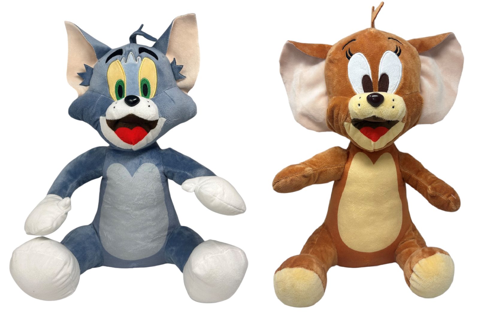 Peluche Tom & Jerry Gatto e Topo Pupazzi 28 Cm. Due Pezzi - 760018953