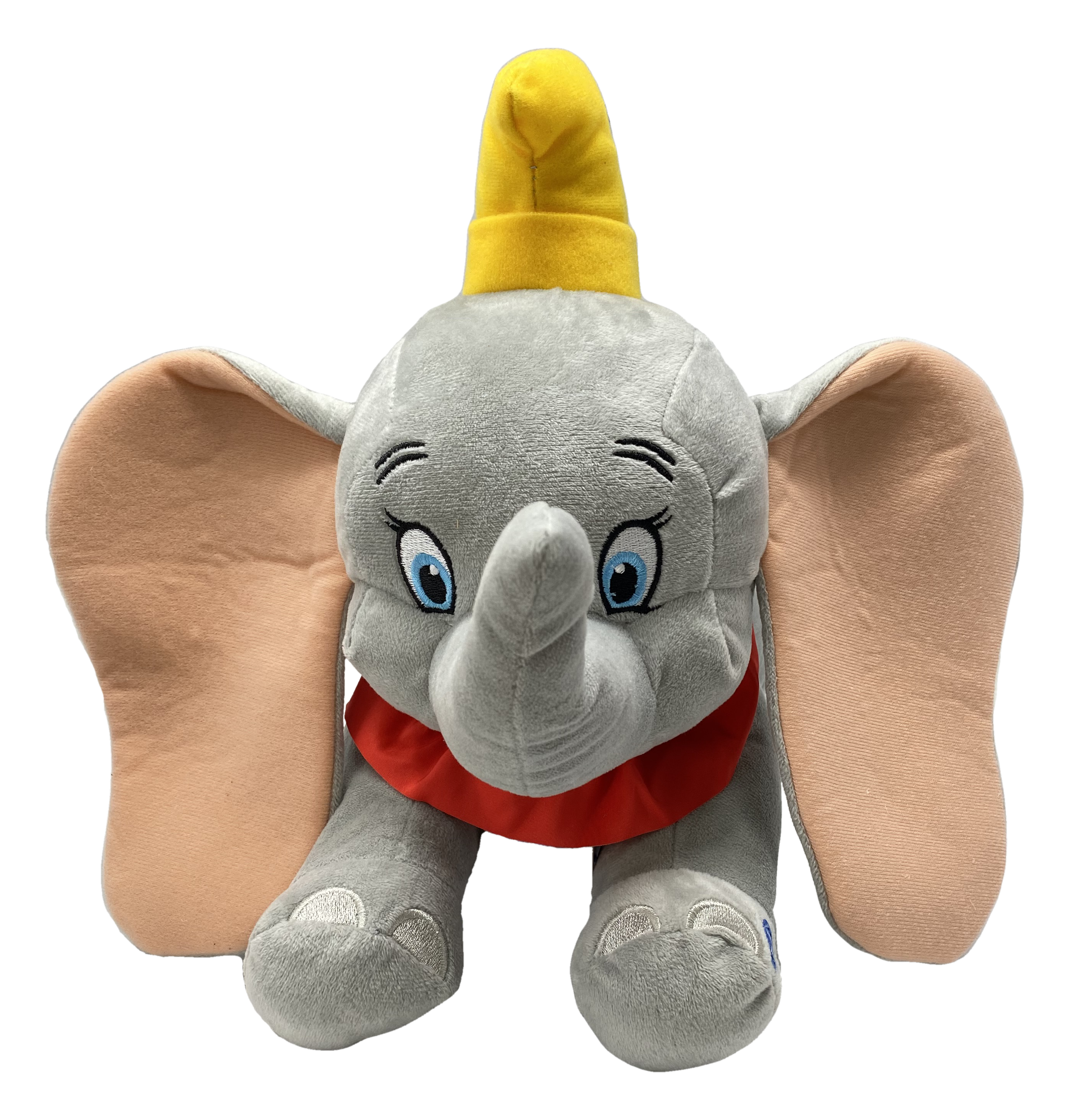 Peluche Dumbo DISNEY con Suono Morbido Pupazzo Elefante Sdraiato 20 CM in Fibra Riciclata - Dcl9359-2