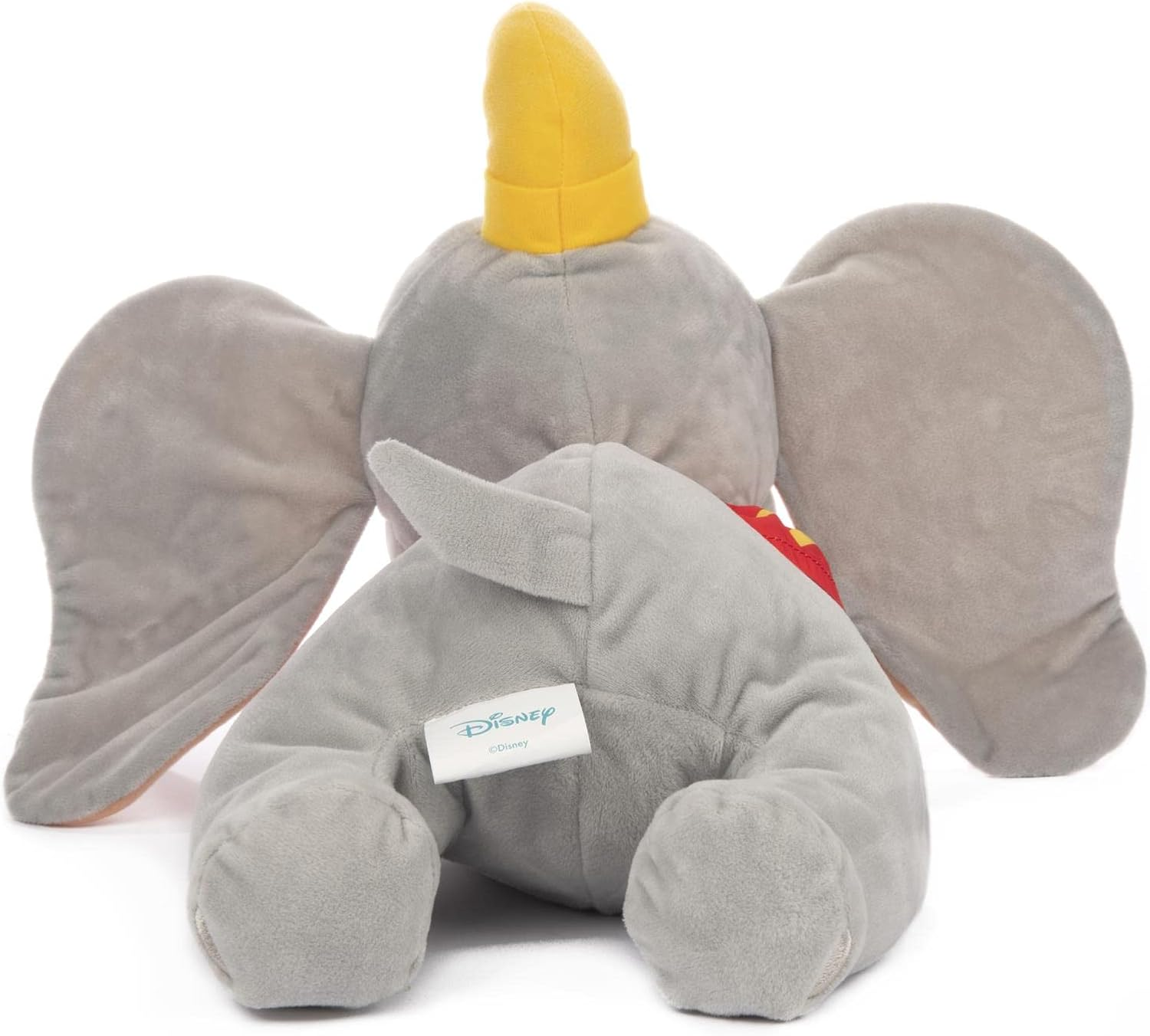 Peluche Dumbo DISNEY con Suono Morbido Pupazzo Elefante Sdraiato 20 CM in Fibra Riciclata - Dcl9359-2