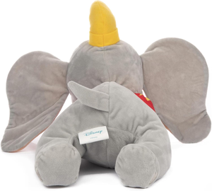 Peluche Dumbo DISNEY con Suono Morbido Pupazzo Elefante Sdraiato 20 CM in Fibra Riciclata - Dcl9359-2