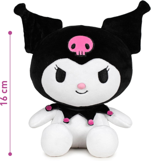 Peluche Kuromi Sanrio Morbido Pupazzo 16 CM in Fibra Riciclata - 760025752/1