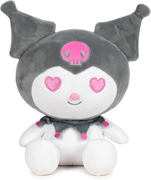 Peluche Kuromi Sanrio Morbido Pupazzo 16 CM in Fibra Riciclata - 760025752/2