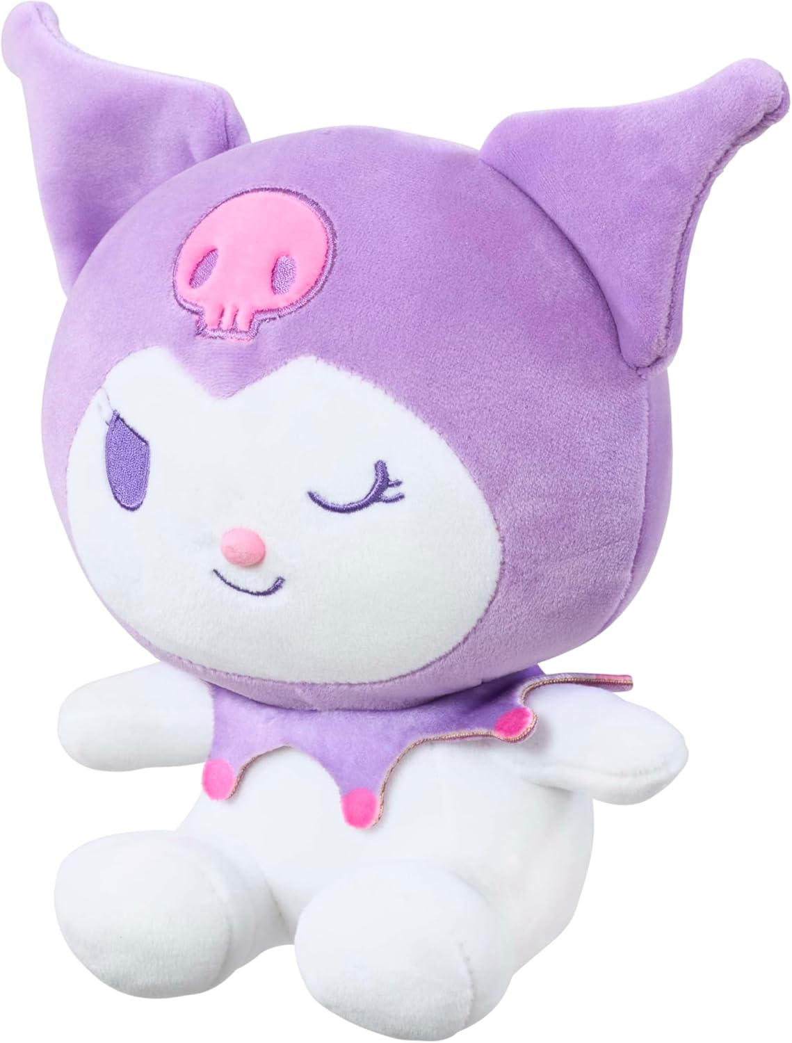 Peluche Kuromi Sanrio Morbido Pupazzo 16 CM in Fibra Riciclata - 760025752/3