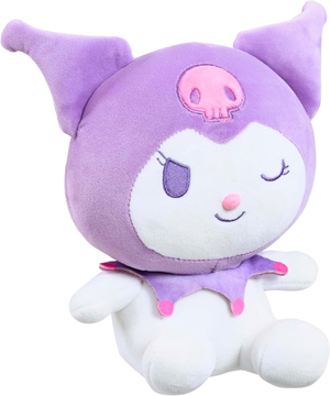 Peluche Kuromi Sanrio Morbido Pupazzo 16 CM in Fibra Riciclata - 760025752/3