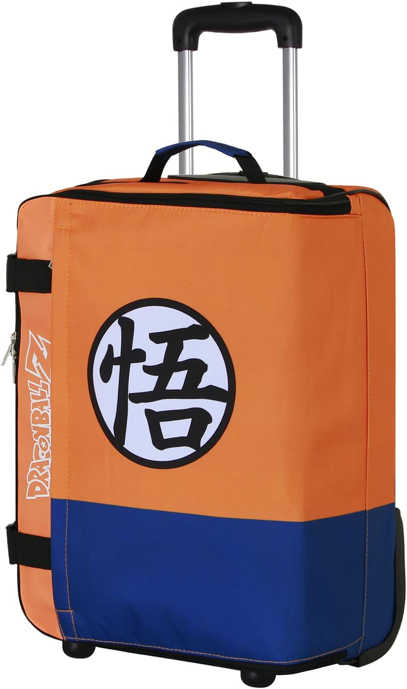 Trolley da Viaggio Pieghevole Dragon Ball Z Valigia Morbida in Tessuto con Manico Allungabile - 06255