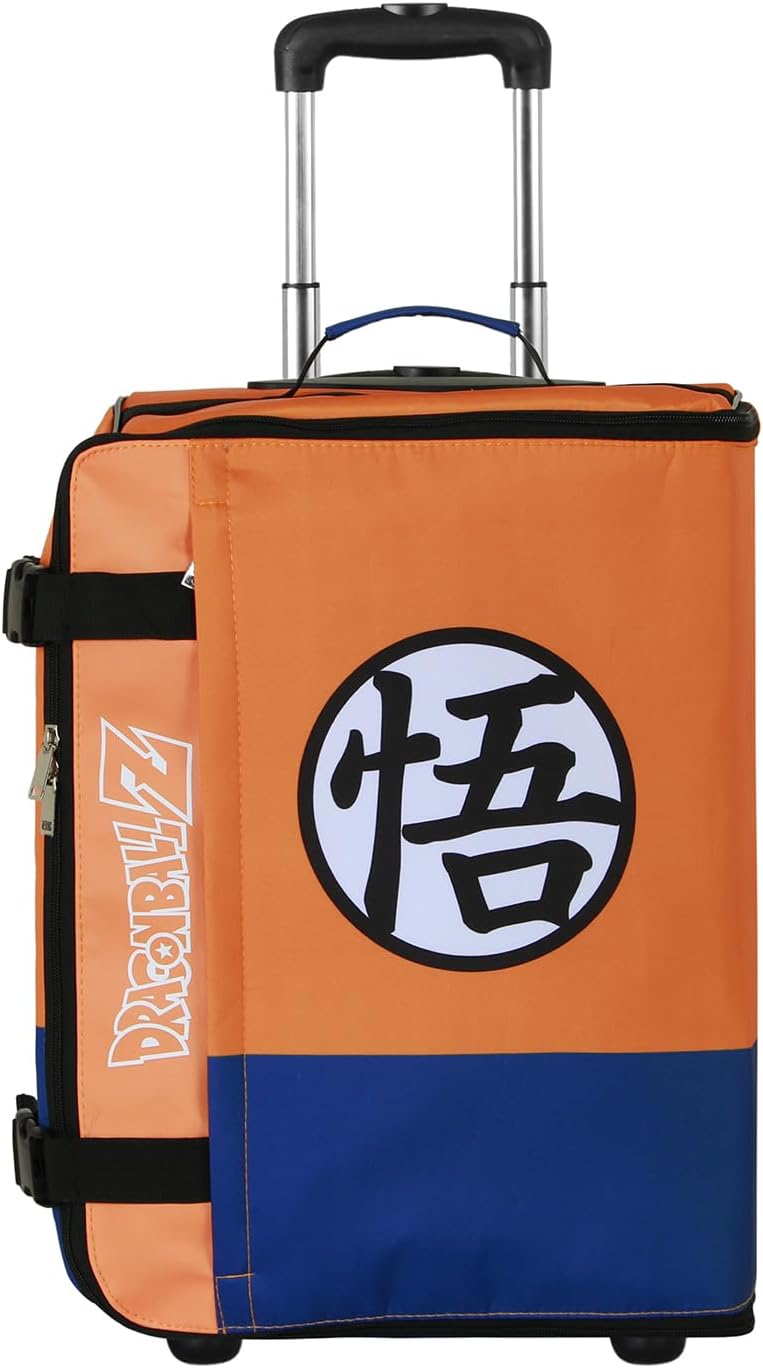 Trolley da Viaggio Pieghevole Dragon Ball Z Valigia Morbida in Tessuto con Manico Allungabile - 06255