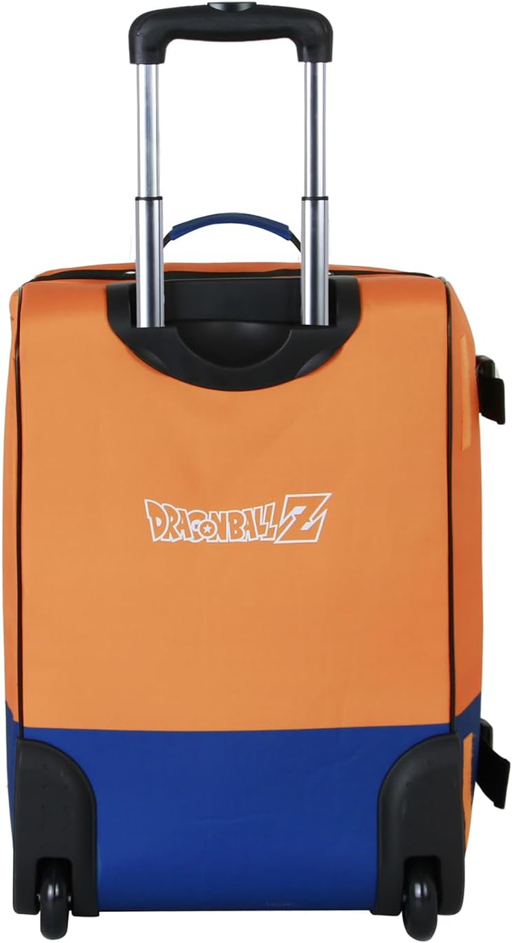 Trolley da Viaggio Pieghevole Dragon Ball Z Valigia Morbida in Tessuto con Manico Allungabile - 06255