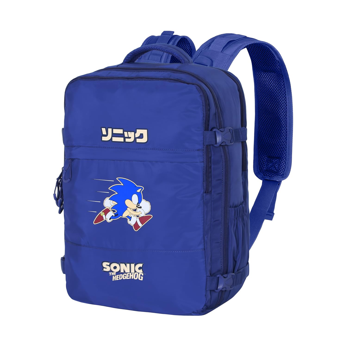Zaino da Viaggio Sonic the Hedgehog 40 CM Bagaglio a Mano da Cabina Adattabile a Trolley - 07959