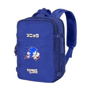 Zaino da Viaggio Sonic the Hedgehog 40 CM Bagaglio a Mano da Cabina Adattabile a Trolley - 07959
