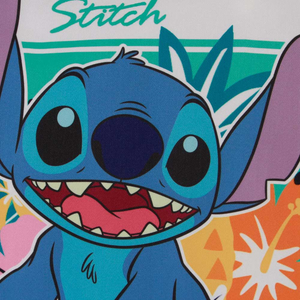 Borsa Mare Stitch DISNEY in Tessuto con Manici e Cerniera da Spiaggia - 08594