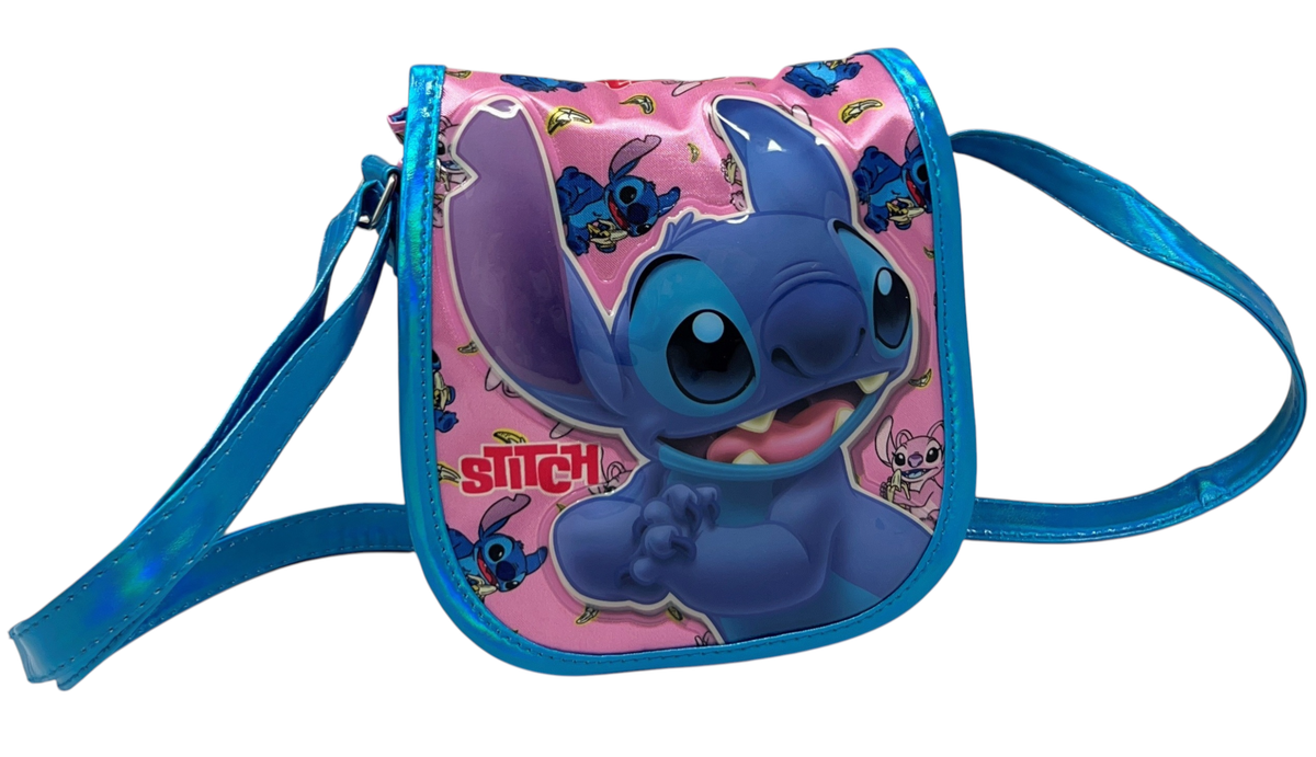 Borsa Passeggio Stitch Angel DISNEY Borsetta 17 CM con Tracolla Regolabile- 09217
