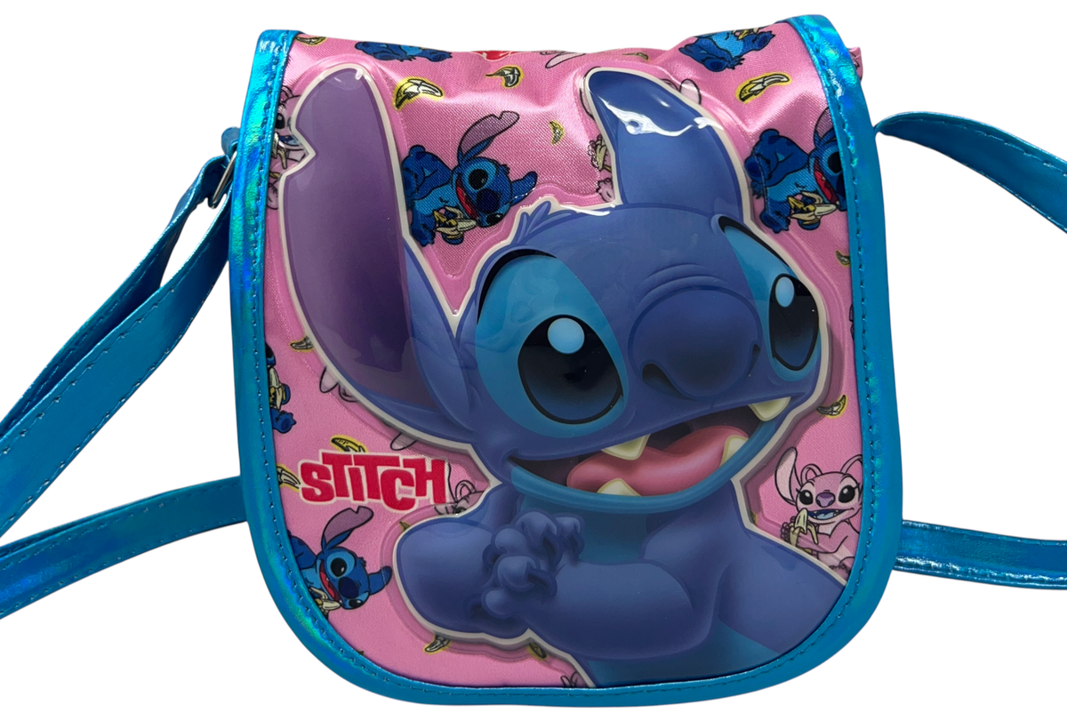 Borsa Passeggio Stitch Angel DISNEY Borsetta 17 CM con Tracolla Regolabile- 09217