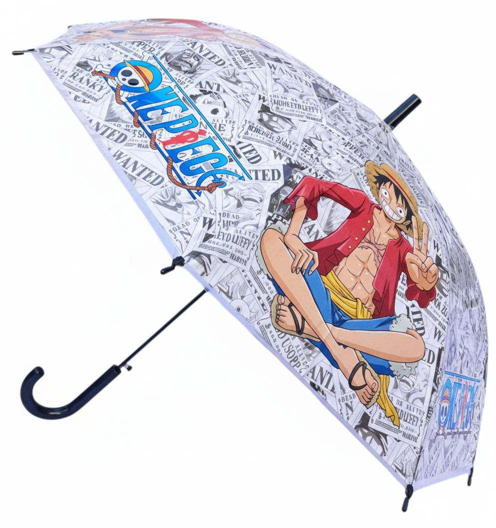 Ombrello One Piece Apertura Automatica Manico Ergonomico Accessorio per la Pioggia Bambini