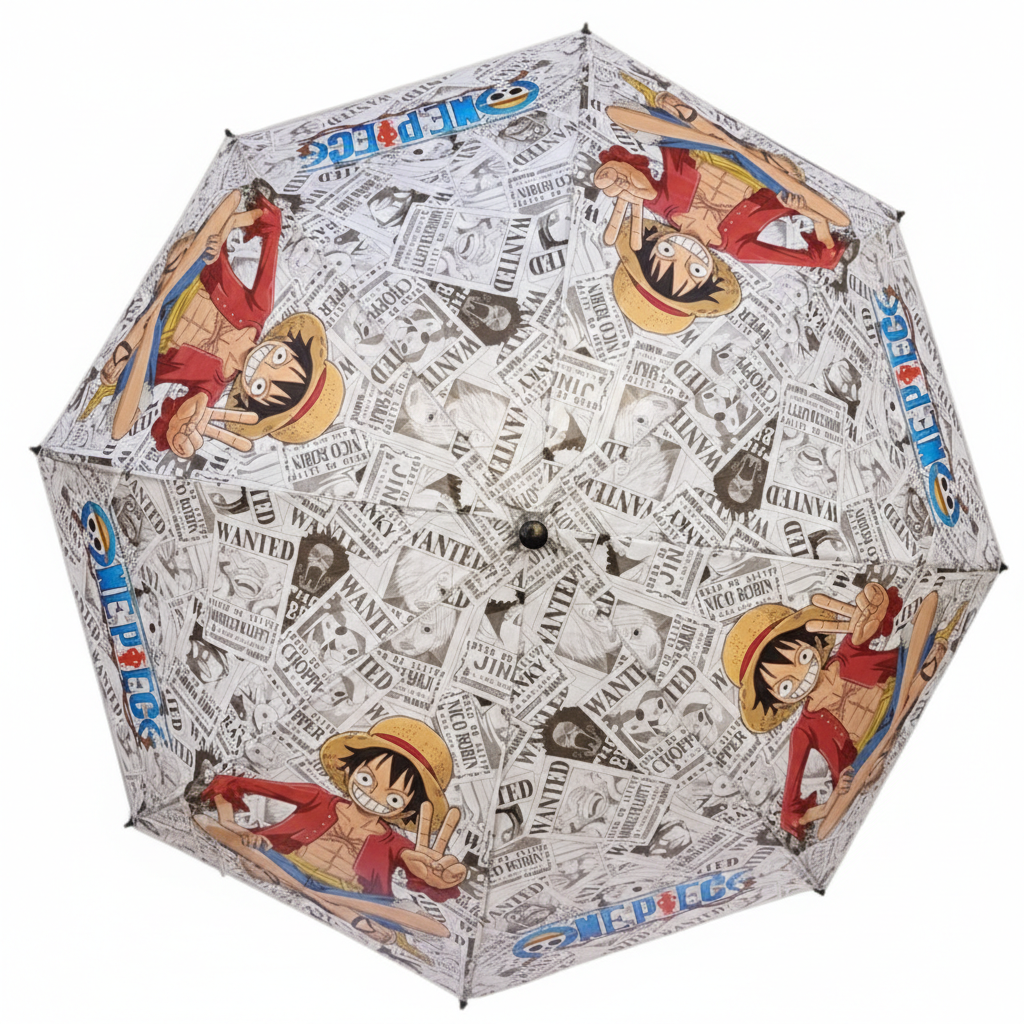Ombrello One Piece Apertura Automatica Manico Ergonomico Accessorio per la Pioggia Bambini