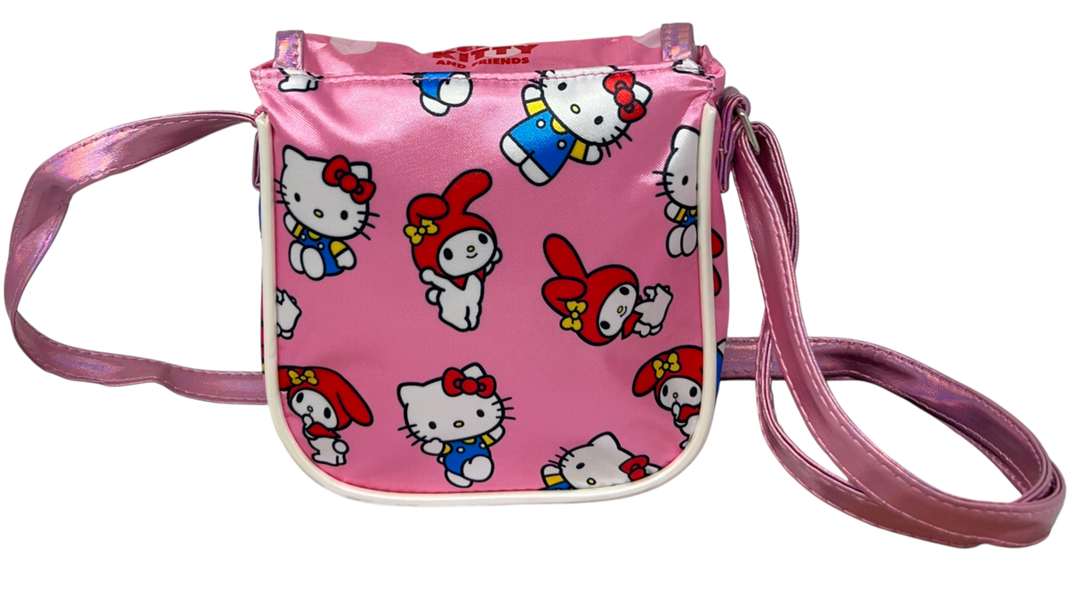 Borsa Passeggio Hello Kitty My Melody Sanrio Borsetta 17 CM con Tracolla Regolabile- 09234