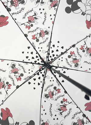 Ombrello a Cupola Minnie DISNEY Apertura Automatica Accessorio per la Pioggia Adulto