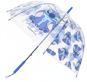 Ombrello a Cupola Stitch DISNEY Apertura Automatica Accessorio per la Pioggia Adulto