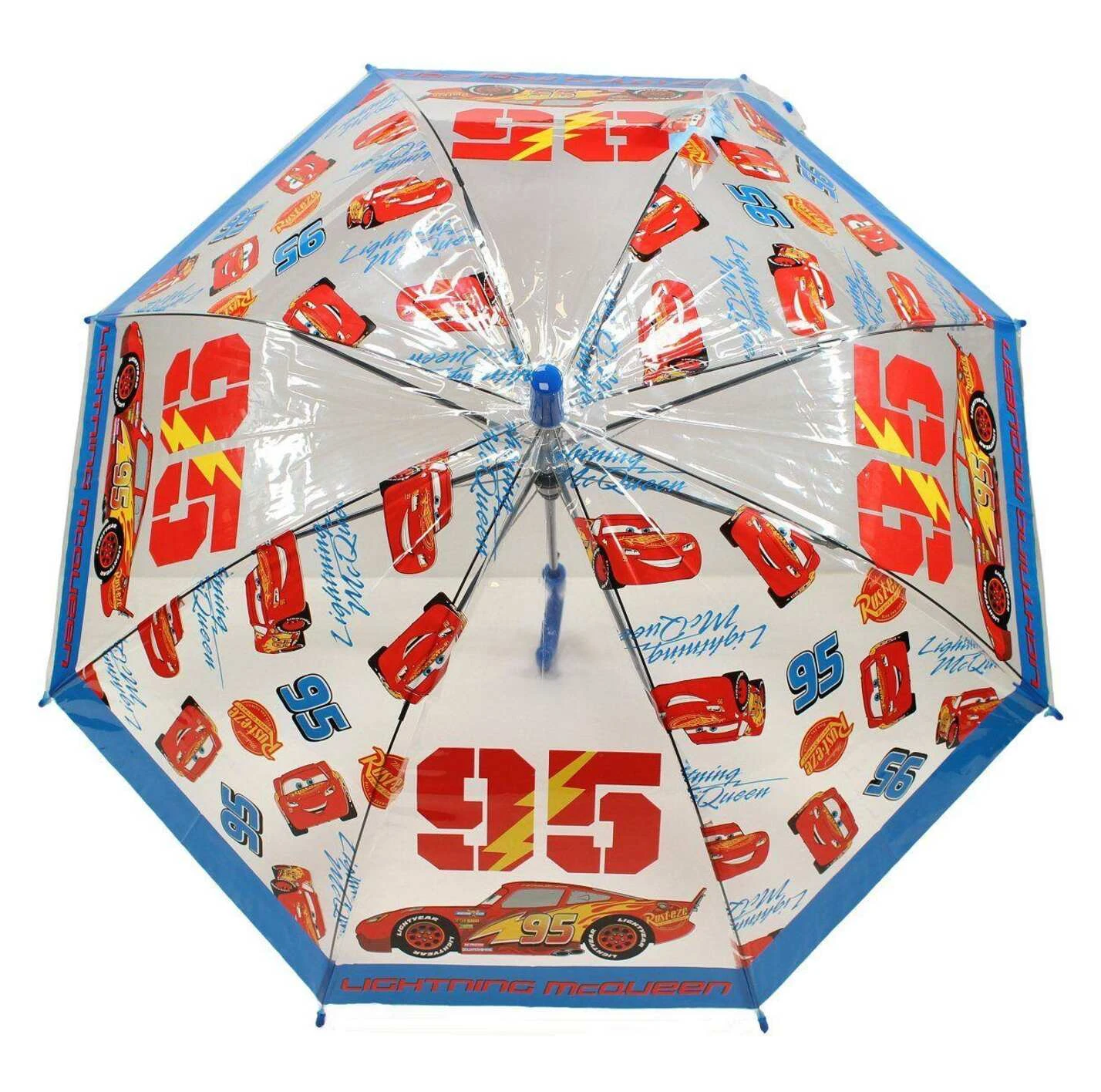 Ombrello Cars DISNEY Apertura Automatica Manico Ergonomico Accessorio per la Pioggia Bambini