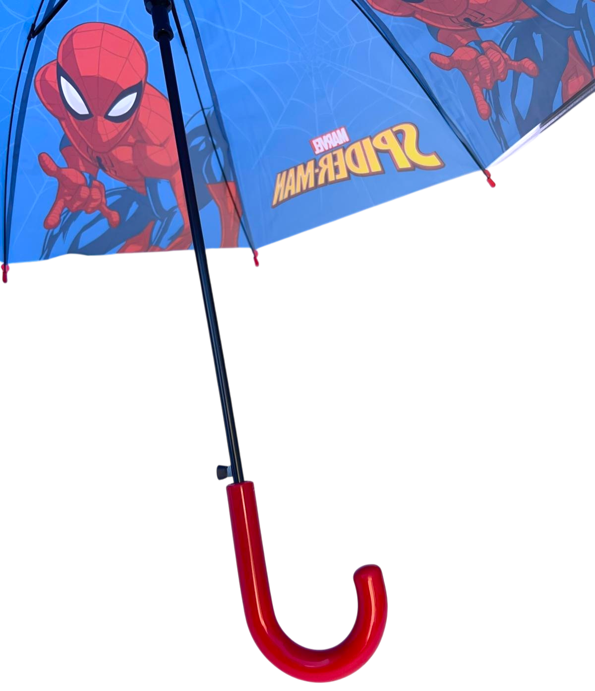 Ombrello Spiderman MARVEL Apertura Automatica Manico Ergonomico Accessorio per la Pioggia Bambini