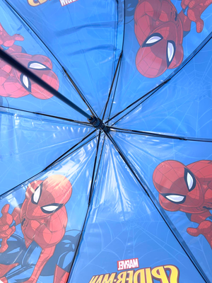 Ombrello Spiderman MARVEL Apertura Automatica Manico Ergonomico Accessorio per la Pioggia Bambini