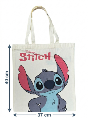 Borsa in Tela Riutilizzabile Stitch DISNEY Borsa Shopper Multifunzione - Nw1427