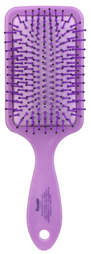 Spazzola Kuromi Districante per Capelli 22 CM con Applicazione 3d Setole Morbide - 40509966