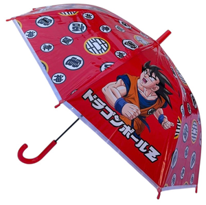 Ombrello Dragon Ball Apertura Automatica Manico Ergonomico Accessorio per la Pioggia Bambini
