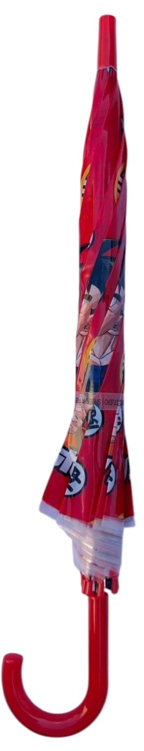 Ombrello Dragon Ball Apertura Automatica Manico Ergonomico Accessorio per la Pioggia Bambini