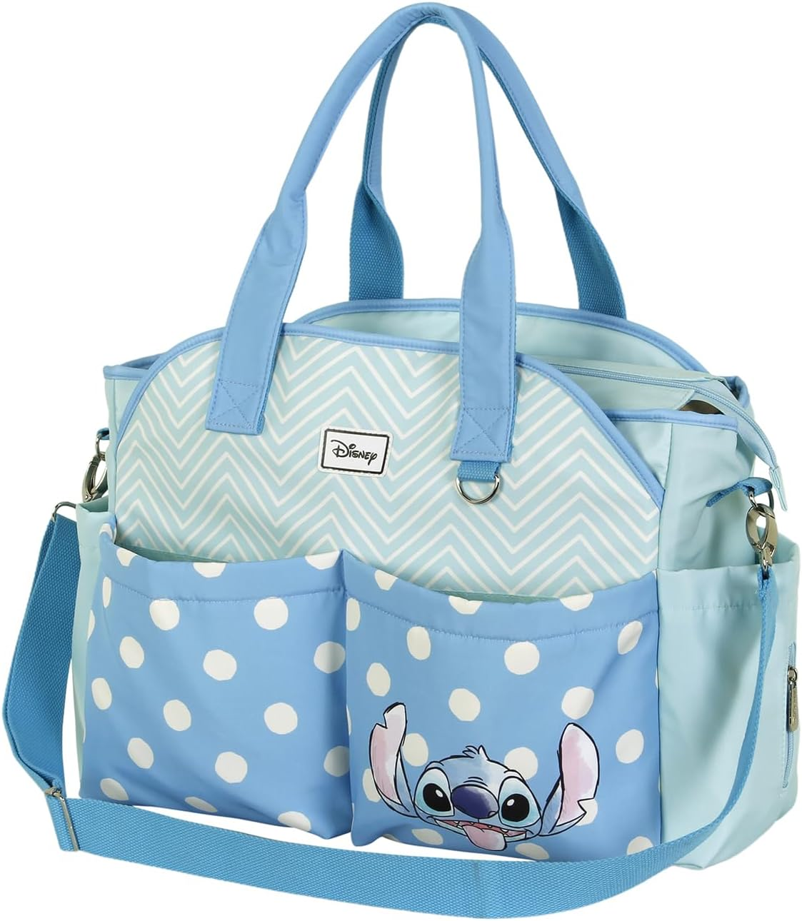 Borsa da Passeggino Stitch DISNEY Linea Mommy con Tracolla e Ganci per Carrozzina - 05928