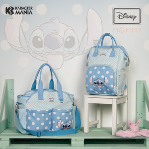 Borsa da Passeggino Stitch DISNEY Linea Mommy con Tracolla e Ganci per Carrozzina - 05928