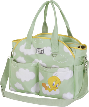 Borsa da Passeggino Titti Looney Tunes Linea Mommy con Tracolla e Ganci per Carrozzina - 05932