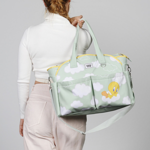 Borsa da Passeggino Titti Looney Tunes Linea Mommy con Tracolla e Ganci per Carrozzina - 05932