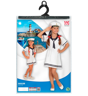 Costume Marinaretta Travestimento Carnevale Vestito e Cappello per Feste in Maschera - 0309