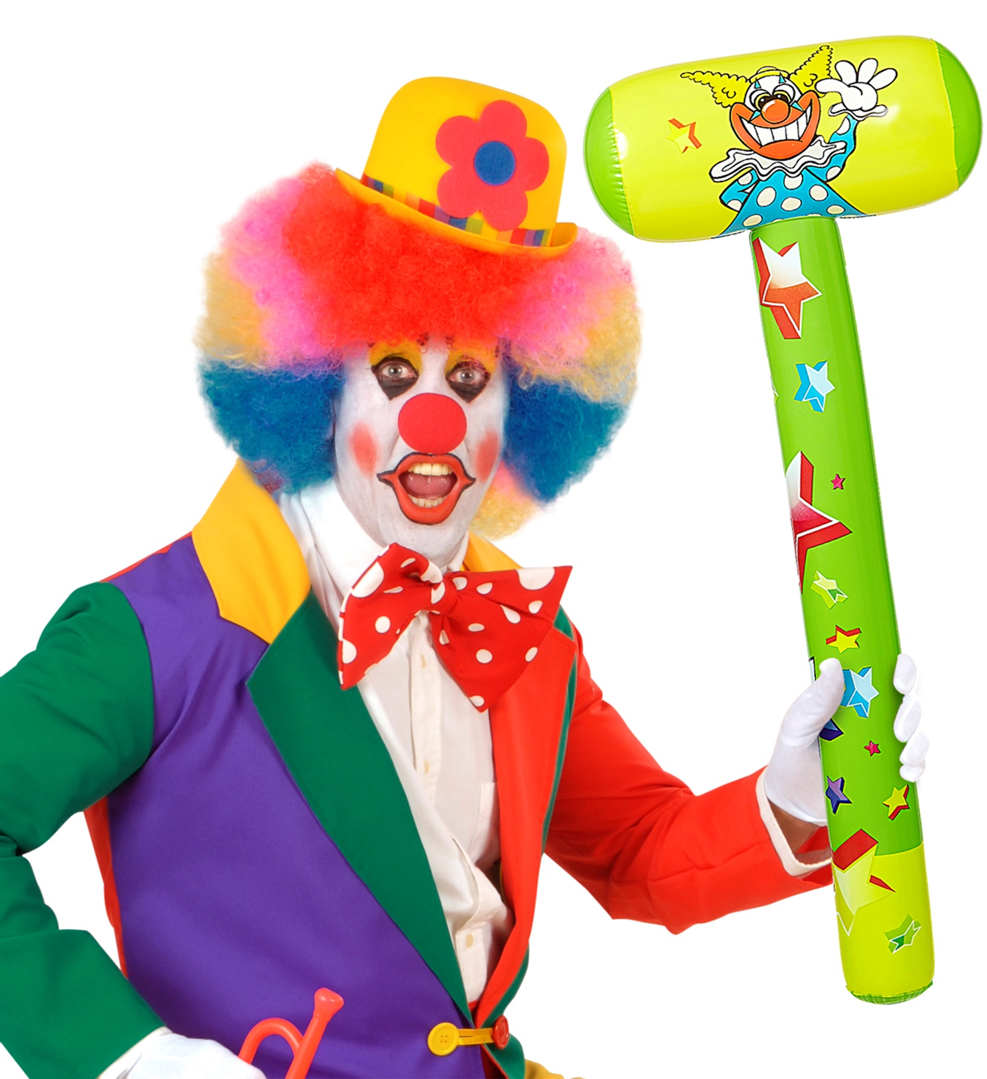 Martello Gonfiabile 96 CM Accessorio Travestimento Carnevale Cosplay Feste in Maschera - 04829