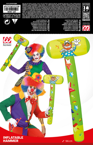 Martello Gonfiabile 96 CM Accessorio Travestimento Carnevale Cosplay Feste in Maschera - 04829