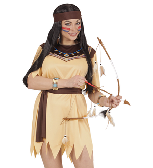 Arco e Freccia Indiano 60 CM Accessorio Travestimento Carnevale Cosplay Feste in Maschera - 05935