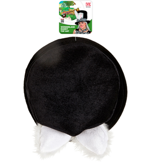 Cilindro con Orecchie Coniglio Modellabili Cappello Accessorio Travestimento Carnevale Cosplay Feste in Maschera - 10021