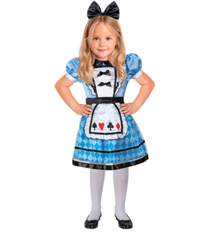 Costume Wonderland Girl Travestimento Carnevale Cosplay Alice Nel Paese Delle Meraviglie - 2209