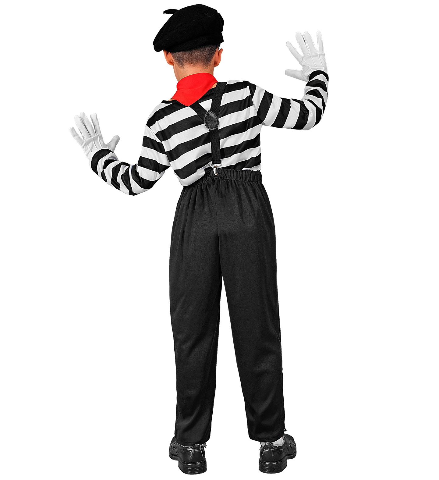 Costume Mimo Bambino Stile Parigino Travestimento Carnevale Cosplay Feste in Maschera - 2241