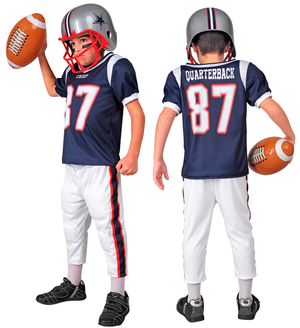 Costume Giocatore di Football Americano Travestimento Carnevale Cosplay Feste in Maschera - 2472