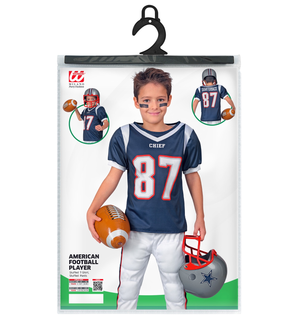 Costume Giocatore di Football Americano Travestimento Carnevale Cosplay Feste in Maschera - 2472