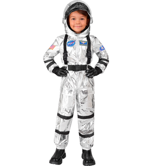 Costume Astronauta Tuta e Casco Travestimento Carnevale Cosplay Feste in Maschera - 2806