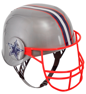 Casco Football Americano in Plastica Dura Accessorio Travestimenti Carnevale Cosplay - 29151