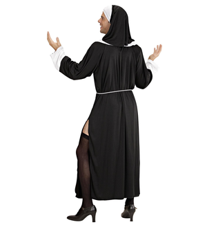 Costume Suor Carmelo Uomo Travestimento Carnevale Cosplay Feste in Maschera - 3920