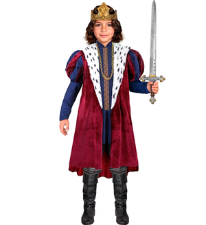 Costume Re Travestimento Sovrano Del Reame Cosplay Feste Carnevale in Maschera - 4231