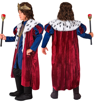 Costume Re Travestimento Sovrano Del Reame Cosplay Feste Carnevale in Maschera - 4231