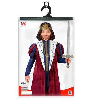 Costume Re Travestimento Sovrano Del Reame Cosplay Feste Carnevale in Maschera - 4231