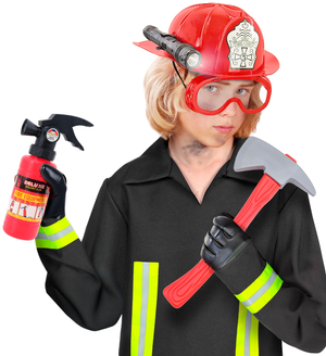 Set Travestimento Pompiere Accessori Travestimento Carnevale per Bambini Feste in Maschera - 42296